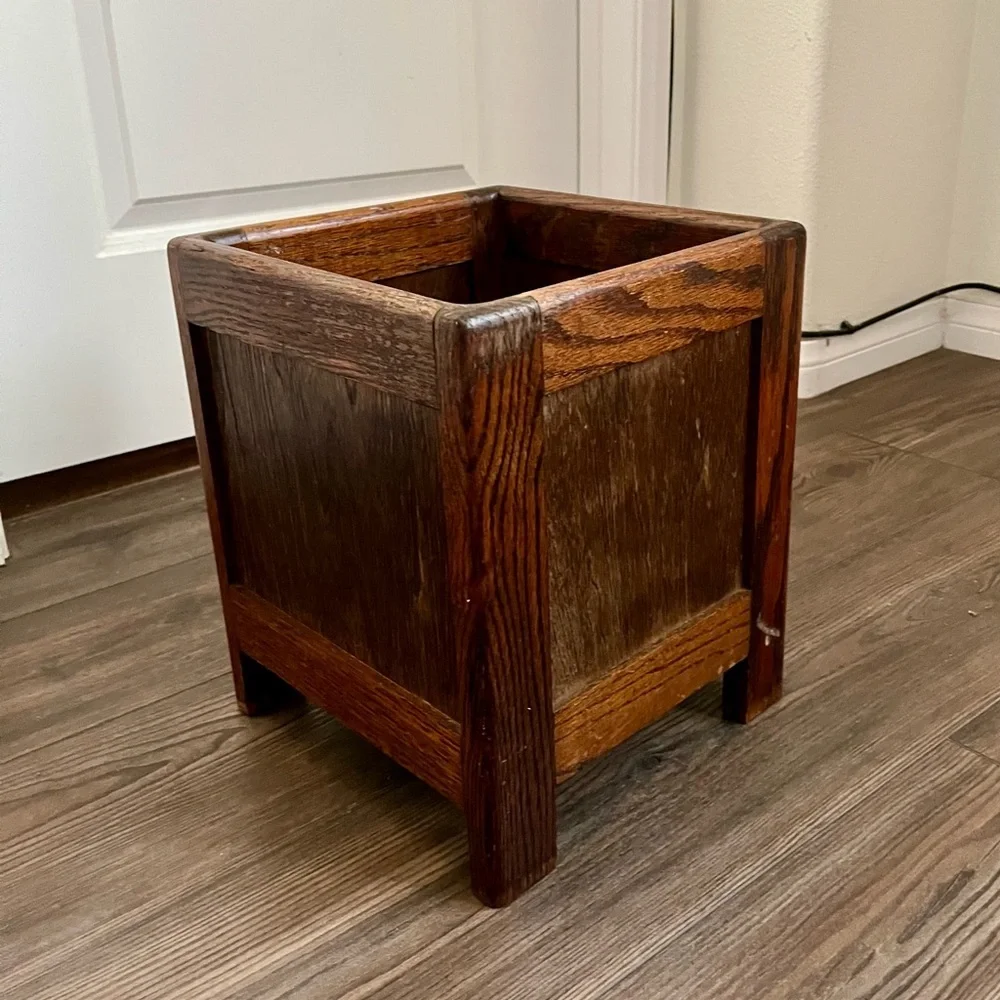 Wooden Square Planter Box